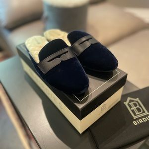 Birdies Phoebe Navy Blue Slide Loafer